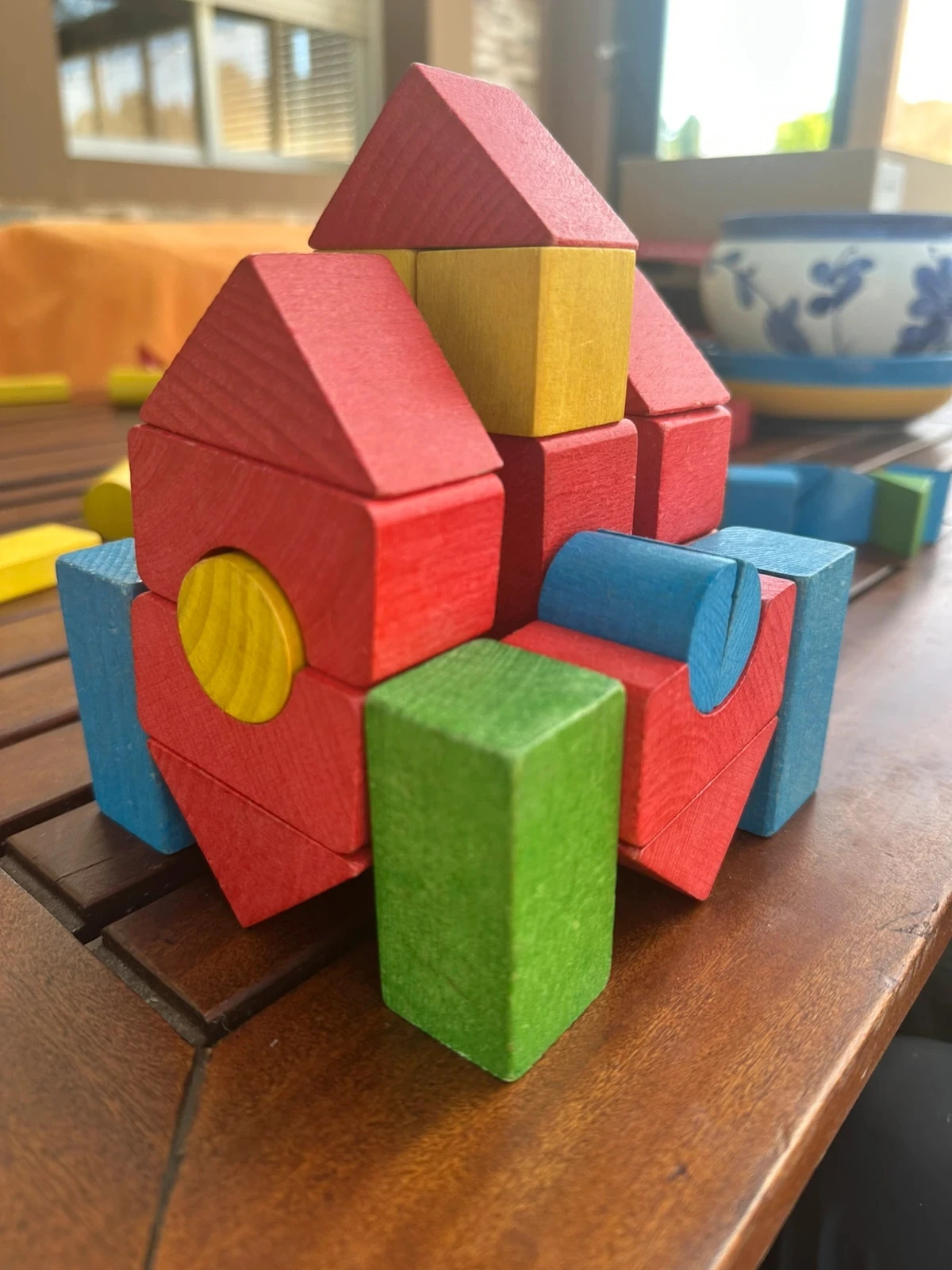 Bloques de madera infantiles